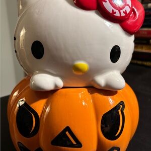 Hello Kitty Halloween Pumpkin Decor - White, Red, Orange
